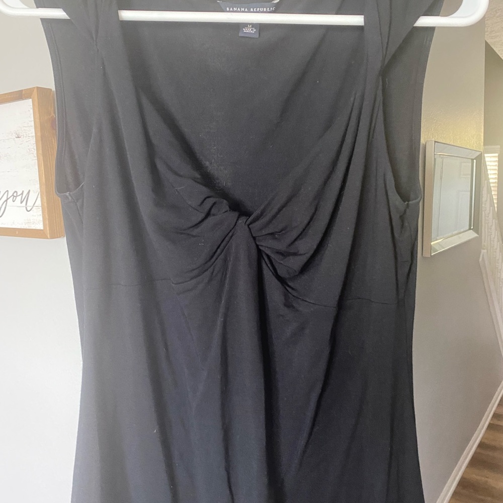 Black Flowy Tank